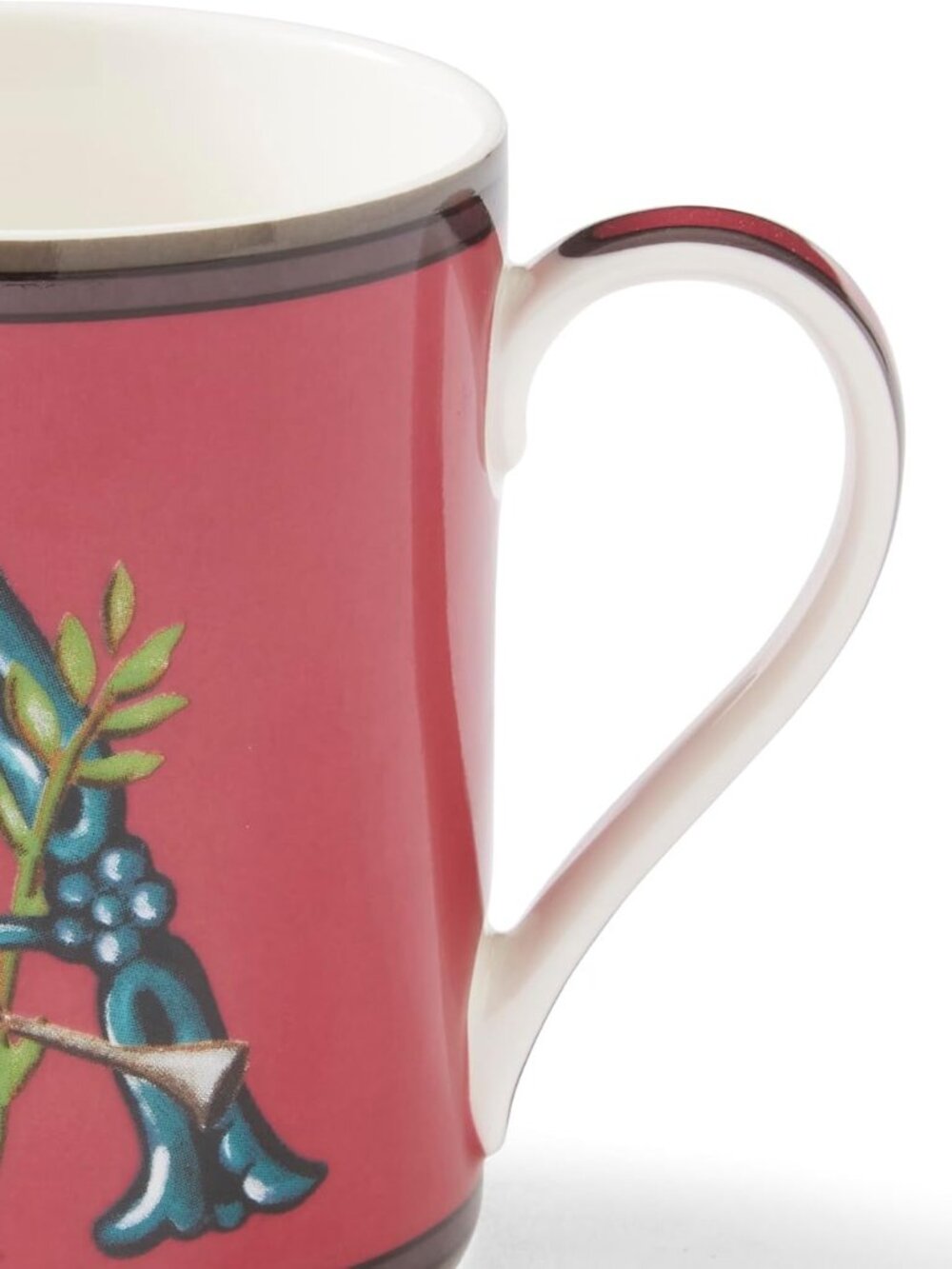 SPODE Kit Kemp Letter "A" Alphabet Mug 12 oz. in Red New in Gift Box NWT - Picture 3 of 7